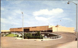 Front view of the Houston Internaional Airport Postcard