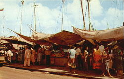 Floating Market Postcard