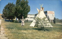 Camas hot springs Postcard