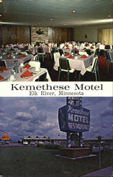 Kemethese Motel Elk River, MN Postcard Postcard