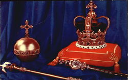 Coronation Regalia Postcard