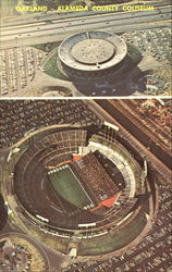 Oakland - Alameda County Coliseum Postcard