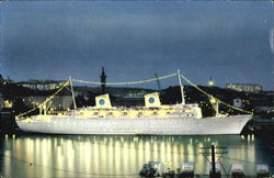 MS Gripsholm Cruise Ships Postcard Postcard