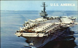USS America Postcard