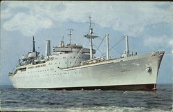 United States Naval Ship: Upshur (T-AP 198) Postcard