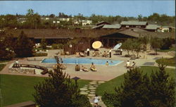Los Gatos Lodge California Postcard Postcard