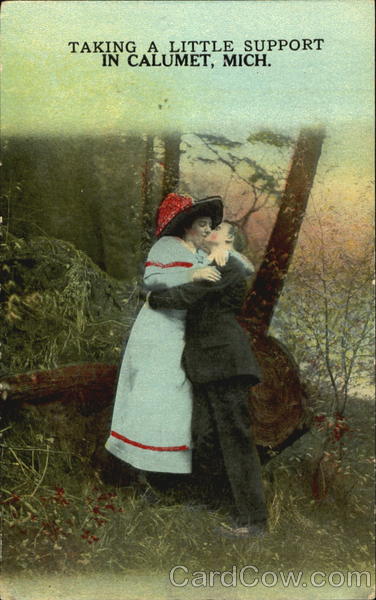 Couple Kissing in the Woods Couples