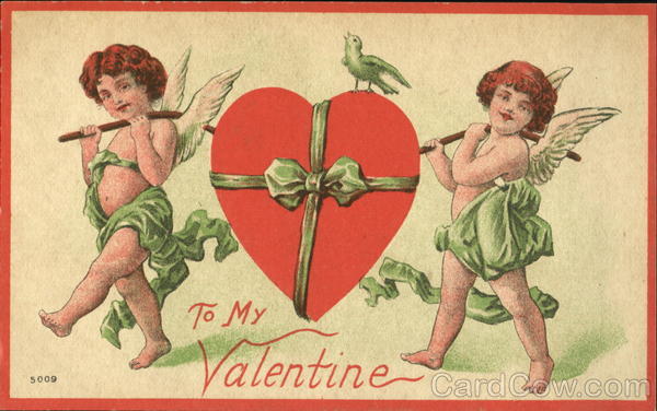 Cherbus Carrying a Gift Hearts