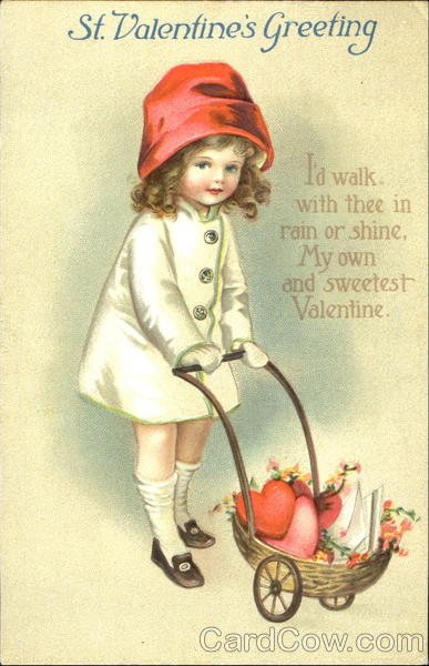 little girl in red hat Children