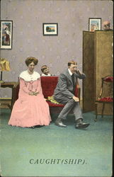 Couple Caught Postcard