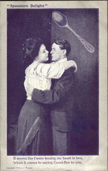 Couple Embracing Postcard