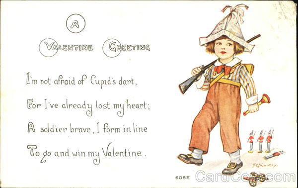 Boy Dressed as a Soldier Children