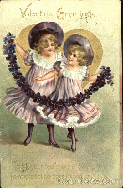 Children Holding a Garland