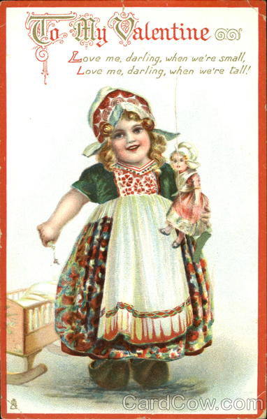 Dutch Girl With Doll Children