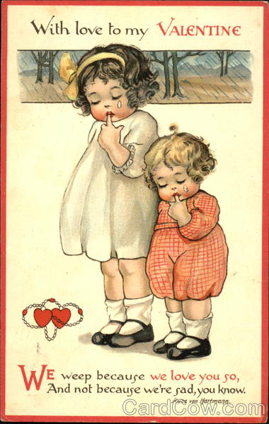 Two Little GIrls Crying Children