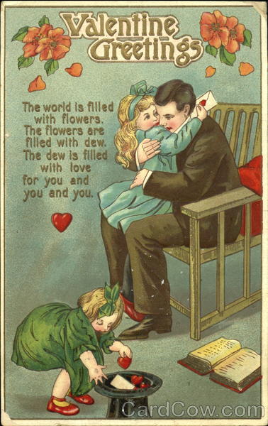 Little girls and their dad Children