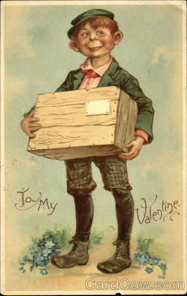 A Boy with Gift Children