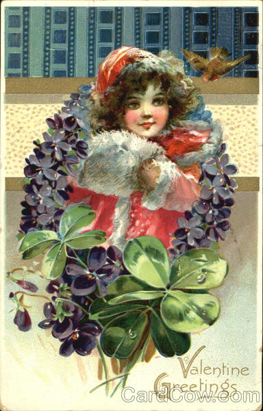 Girl surrounded by flowers Children