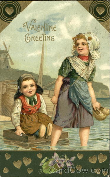 Wading, Floating Dutch Children