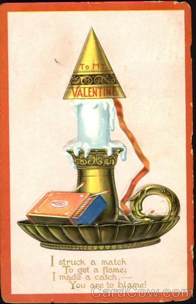 Candle with snuffer and matches