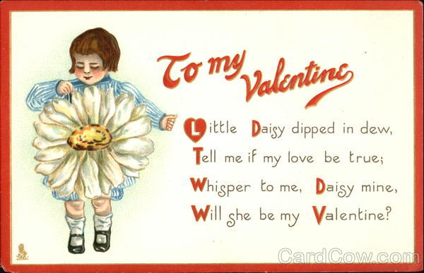 Boy With Daisy Flower Children