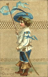 Child Dressed as a Pirate Postcard