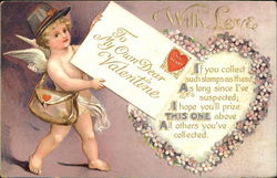 A Message from Cupid Postcard