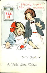 A Heart Dish Postcard