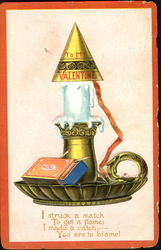 Candle with snuffer and matches Candle with snuffer and matches