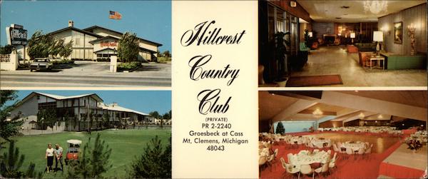 Hillcrest Country Club Mount Clemens Michigan