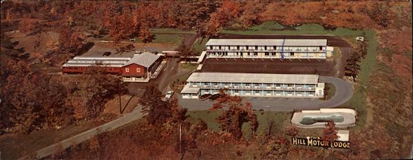 Hill Motor Lodge and Train Coach Restaurant Tannersville Pennsylvania