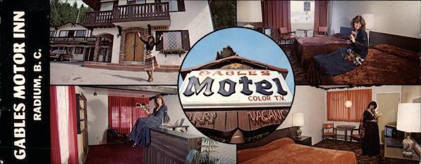 Gables Motel Radium BC Canada British Columbia