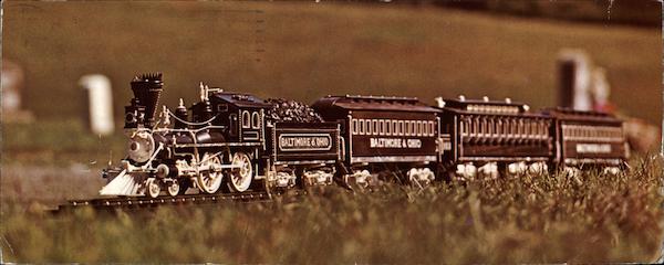 The Lincoln Funeral Train carved by Ernest Warther Dover Ohio