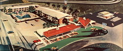 Howard Johnson's Motor Lodge Large Format Postcard