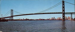 Ambassador Bridge Large Format Postcard