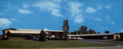 Swan Inn Motel and Restaurant Comstock, MI Large Format Postcard Large Format Postcard