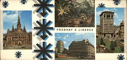 Pozdrav Z Liberce Czech Republic Eastern Europe Large Format Postcard Large Format Postcard