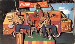 Calypso Band at Hertz Mobile Bandstand Large Format Postcard