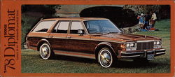 1978 Dodge Diplomat Wagon Large Format Postcard