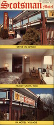 Scotsman Motel Large Format Postcard