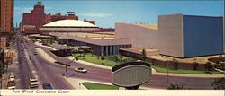 Fort Worth Convention Center Texas Large Format Postcard Large Format Postcard