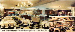 Lake View Hotel, Home of Smorgasbord Large Format Postcard