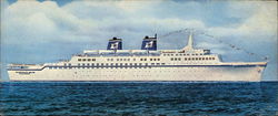 SS Emerald Seas Large Format Postcard