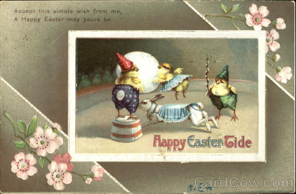 Easter chicks in a Party With Chicks