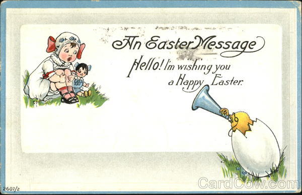 Girl and Chick with Horn With Children