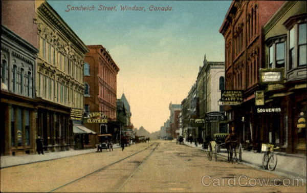 Sandwich Street Windsor ON Canada Ontario