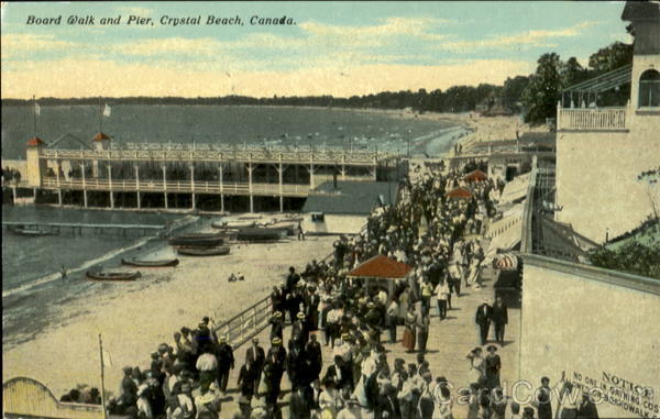 Board Walk and Pier, Crystal Beach, Canada ON Ontario