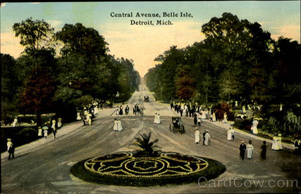 Central Avenue, Belle Isle Detroit Michigan