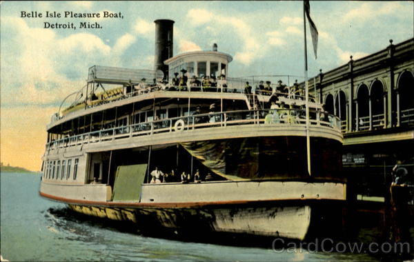 Belle Isle Pleasure Boat Detroit Michigan