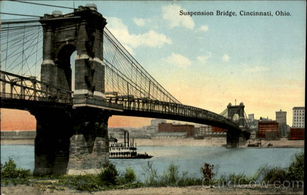Suspension Bridge Cincinnati Ohio